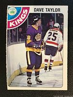Front of Dave Taylor 1978-79 OPC rookie card #353
