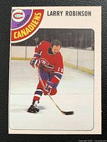 Front of Larry Robinson O-Pee-Chee card #210