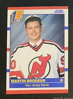 Front of Martin Brodeur Score rookie card