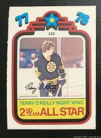 Front of Terry O'Reilly OPC hockey card #332