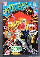Front cover showing title, issue number, date and characters