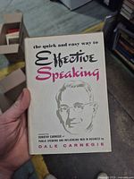 Front cover of Effective Speaking hardcover with dust jacket
