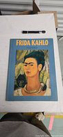 Front cover of Frida Kahlo art book