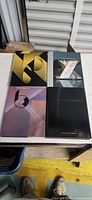 Front covers of the four hardcover Typography Annuals