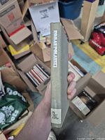 Spine view showing title and library label