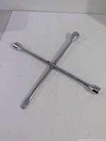 Full view of 4-way lug wrench