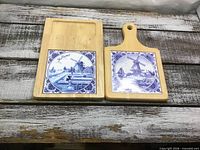 Both cheese boards front view