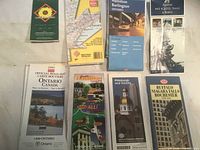 All eight maps laid out in two rows