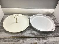Both serving pieces side by side