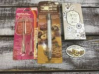 All four items grouped on table