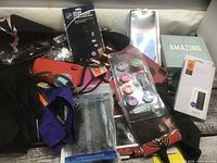 Overview of assorted items in box