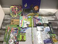 overview of all items laid out