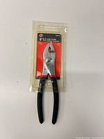 Front view of sealed 8 inch slip joint plier package