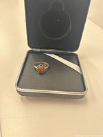 Ring front view in open box