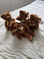Group shot of four Ty Champion World Cup bears