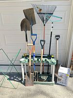 Full lot with tools in rack, lantern box visible