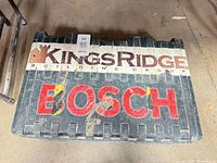 Closed Bosch hard case with exterior branding