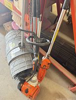 Group view of KM130 R engine and two attachments