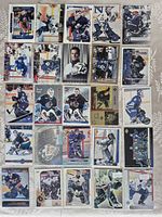 Full layout of 25 Felix Potvin hockey cards