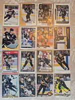 Array of 16 Jaromir Jagr Pittsburgh Penguins hockey cards