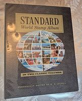 Front cover of H.E. Harris Standard World Stamp Album