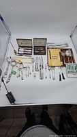 Full overview of all flatware pieces, boxed sets, utensils