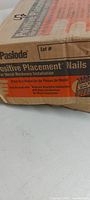 Paslode Positive Placement Nails box showing branding
