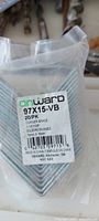 Close-up of Onward corner brace pack label