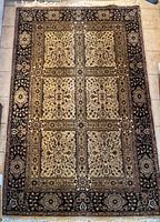 Full top-down view of entire rug showing layout and borders