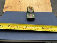 Top view of green Chevelle SS Wagon showing roof arrow decal and wear