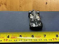 Top angled view showing car length and paint wear