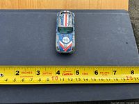 Top view showing livery, length measured on tape at ~3-1/8 in