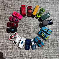 Circular layout showing all 18 vehicles