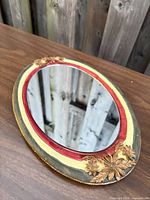 Front view showing entire mirror and frame colors