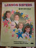 Front cover showing title, photos of Lennon Sisters, Whitman logo and 1959 date