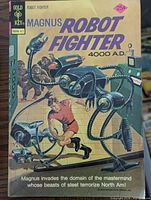Front cover of the 1965 Gold Key Magnus Robot Fighter 4000 A.D. comic