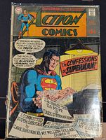 Front cover of Action Comics #380 in plastic sleeve