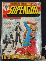 Front cover of Adventure Comics Supergirl #401 in plastic sleeve