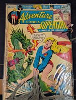 Front cover of Adventure Comics #418 in plastic sleeve