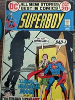 Front cover of Superboy comic #189 showing date, price, and artwork