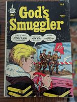 Front cover of 1972 God's Smuggler comic No.1