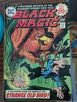 Front cover of DC Black Magic comic #5 showing title, artwork, date and price