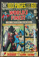 Front cover of World's Finest Comics #223 in plastic sleeve