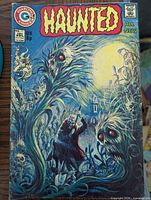 Front cover of Charlton Comics Haunted #17 July 1974 in plastic sleeve