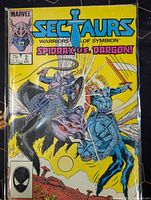 Front cover of Sectaurs: Warriors of Symbion Issue 2 comic, in plastic sleeve