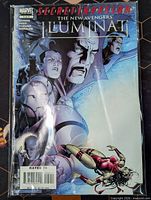 Front cover of the comic in plastic sleeve