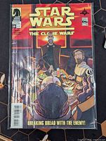 Front cover of Star Wars: The Clone Wars #10 in plastic sleeve