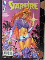 Front cover of Starfire #1 comic showing title, artwork, price and publisher logo