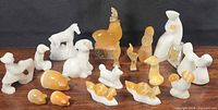 Overview of all miniature figurines on tabletop