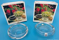 Bowls displayed with original boxes